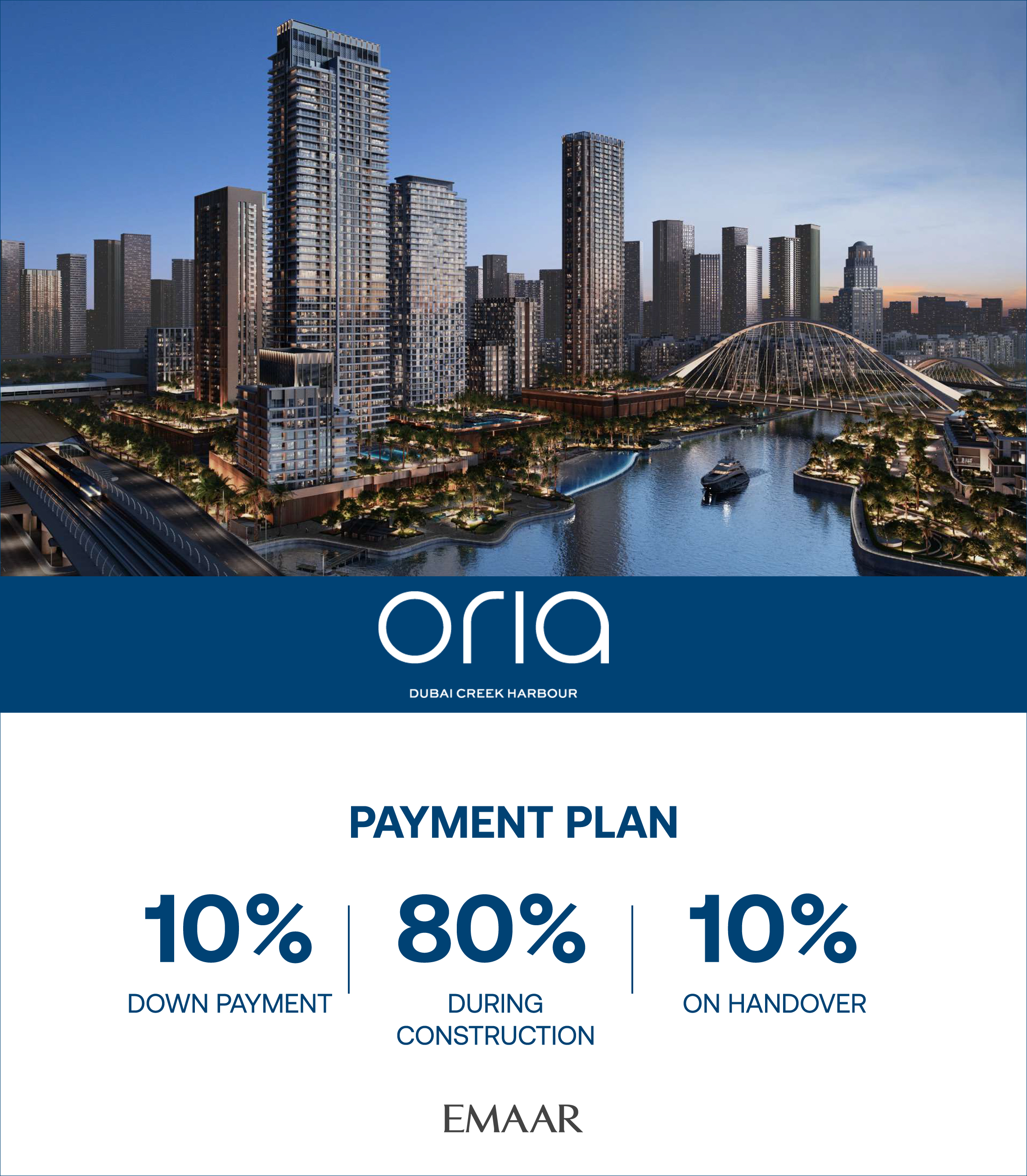 Emaar Oria Payment Plan